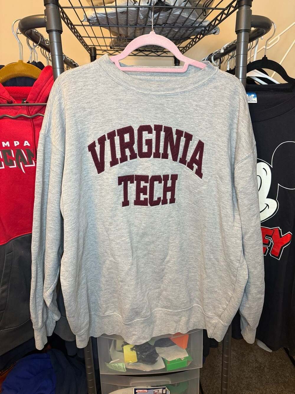 Vintage JanSport Virginia Tech Crewneck Sweatshirt Size Large